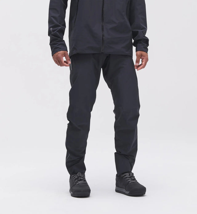 Front on-model view of men's 7mesh Guardian Apex rain pants