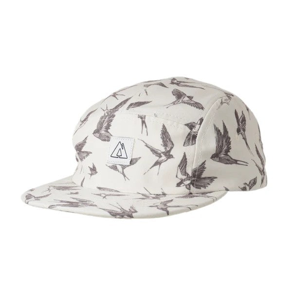 Front view of Ambler Taylor 5-Panel Hat in Sparrows colour