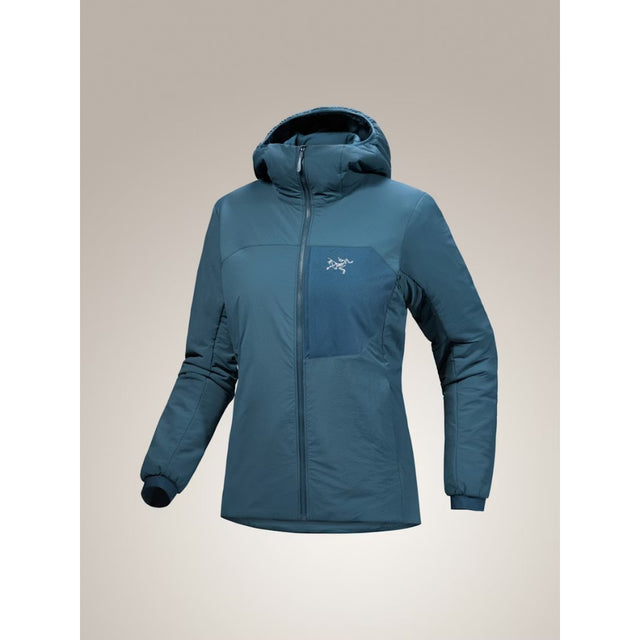Arc'teryx Women's Proton hoody jacket front view in Nightscape colour