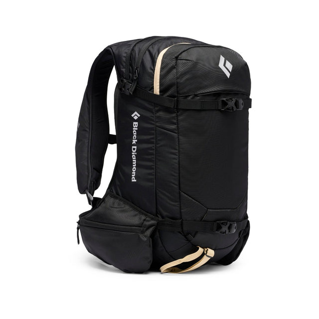 Front view of Black Diamond Dawn patrol 32 backpack in Black colour