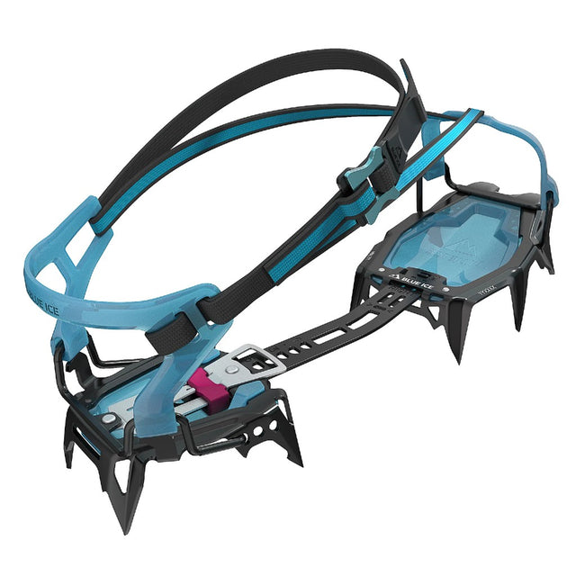 Back view of Blue Ice Griffin 12 Universal Crampons