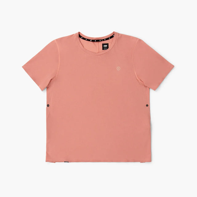 Front view of the ciele FST Tshirt 2 in Rose Dawn colour