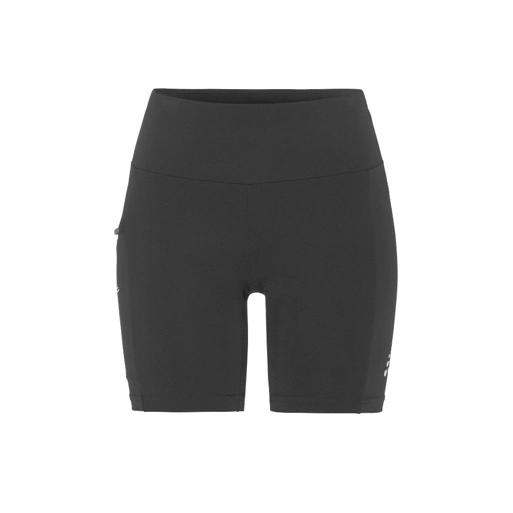 Craft Pro Trail Short Tights 2 Women's in Black/Black colour front view
