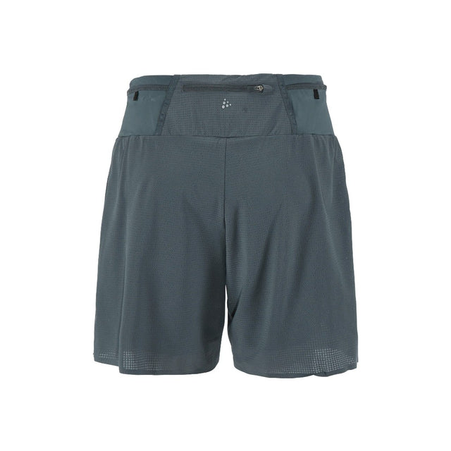Craft Pro Trail Shorts Men's back view in Norit colour