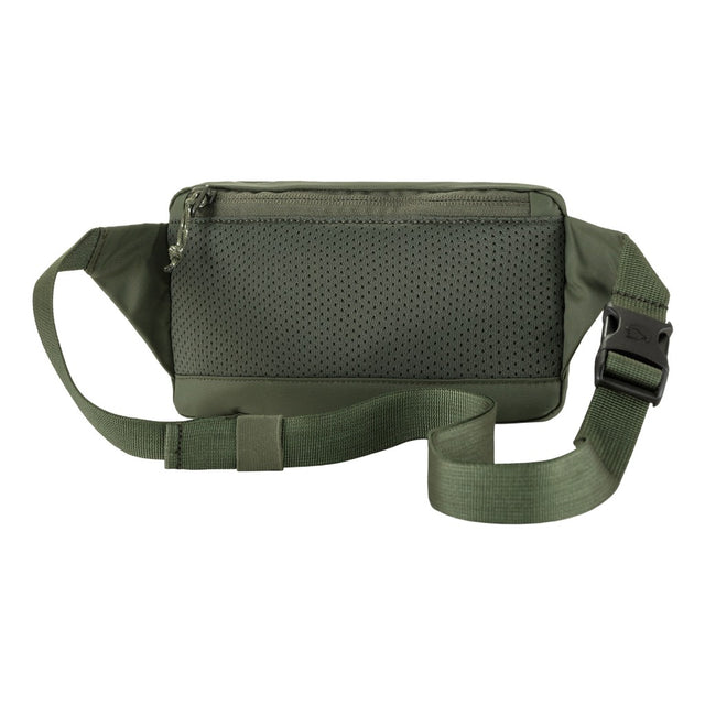 Back view of Fjallraven high coast hip pack in mountain green colour