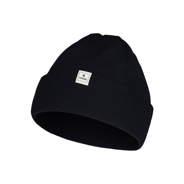 Front view of Maloja's BolmenM. beanie in night sky colour