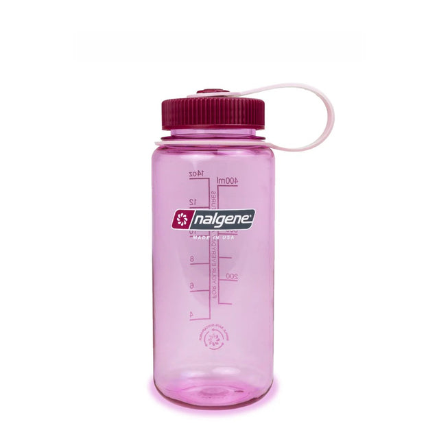 Nalgene 16 oz water bottle with wide mount in Cosmo colour