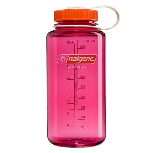 Nalgene 32oz Wide Mouth Sustain Fuchsia Flame