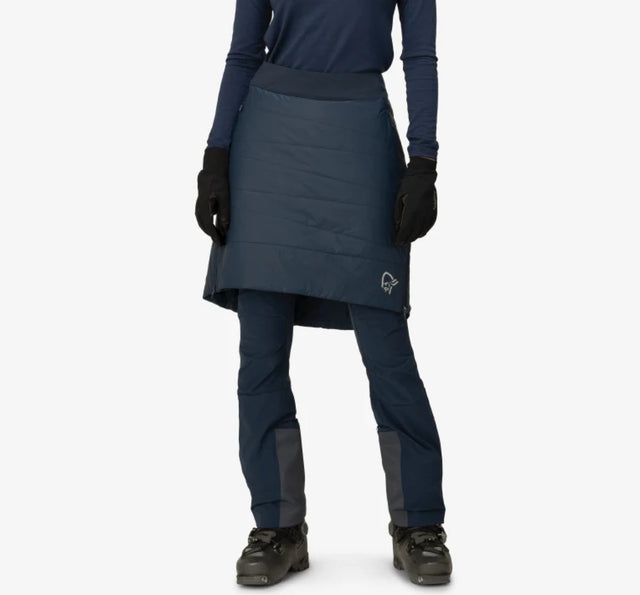 Women's Norrona Falketind thermo 80 shirt indigo night blue model