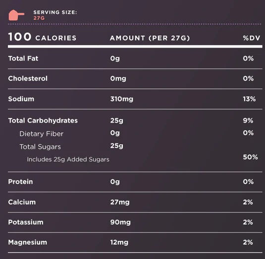 Tailwind Endurance Fuel, Singles