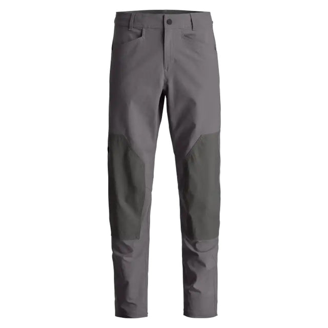 Front view of Ortovox Affinity Plus Pants men's in Dark Grey Brown colour