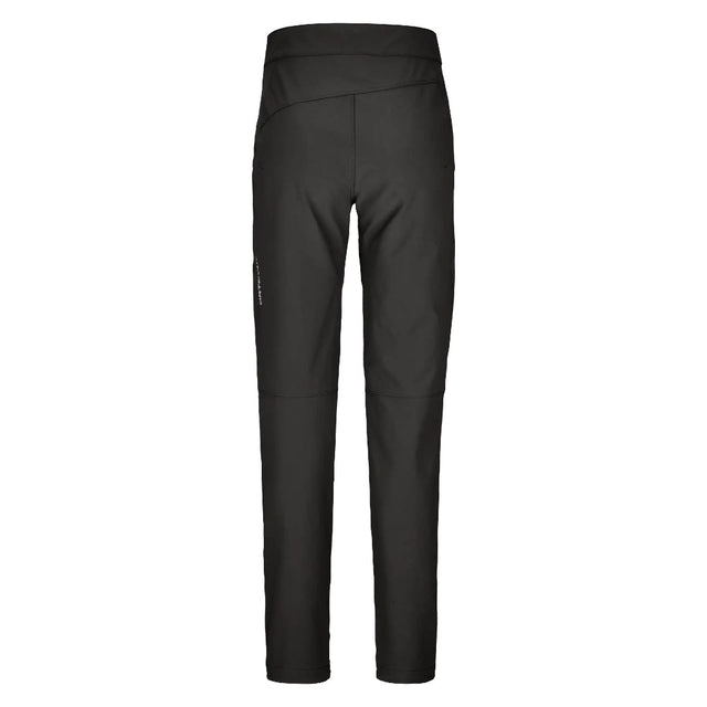 Back view of Ortovox Brenta pants women's in black raven colour