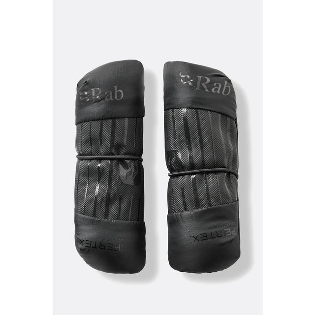 Packed view of Rab Microlight Hut slippers in black colour