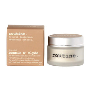 Routine Deodorant Jar and Box Bonnie N Clyde Scent
