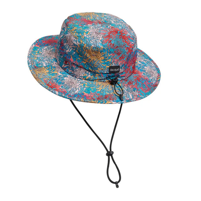 Top view of Skida Sun Hat in Calypso colour