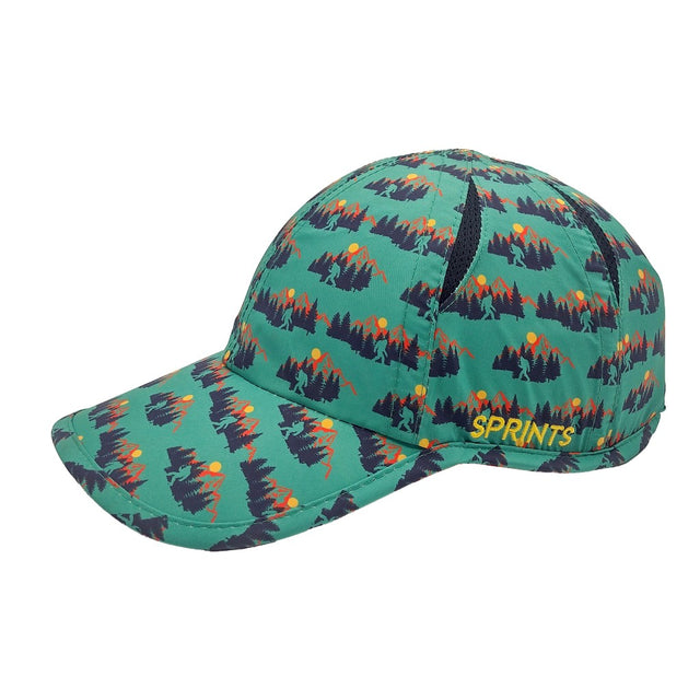 Side view of Sprints OG Hat in Sasquatch pattern
