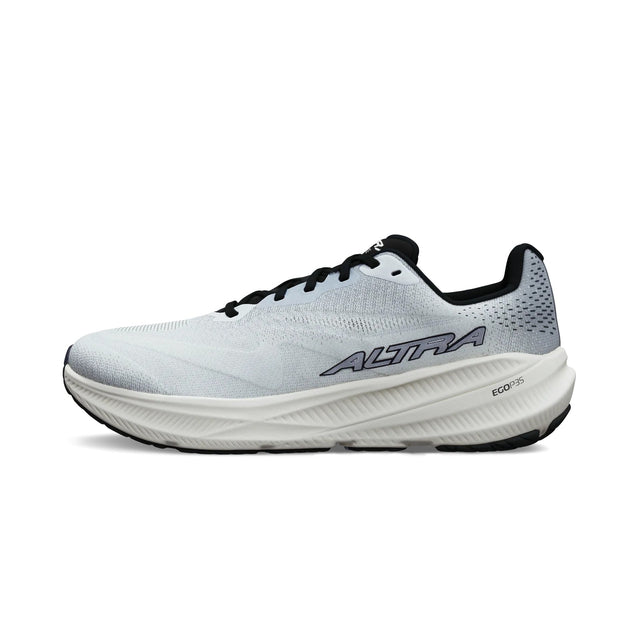 Side view of men's light grey Altra Experience Flow 3 running shoe