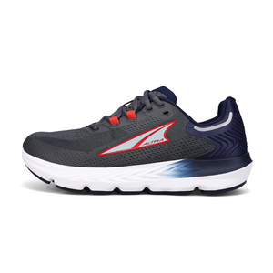 Side view of men's Altra Provision 7 road running shoe in dark gray