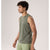 Side on-model view of men's Arc'teryx Cormac tank in forage heather (green)