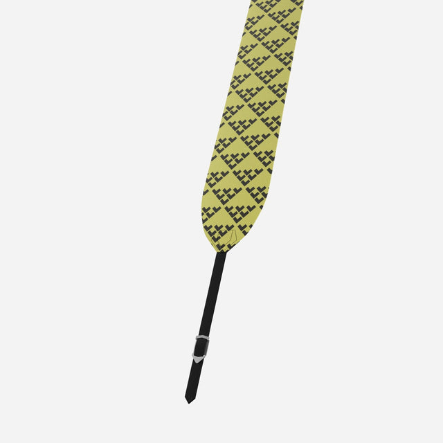 Tail detail of a yellow/black Black Crows touring skin