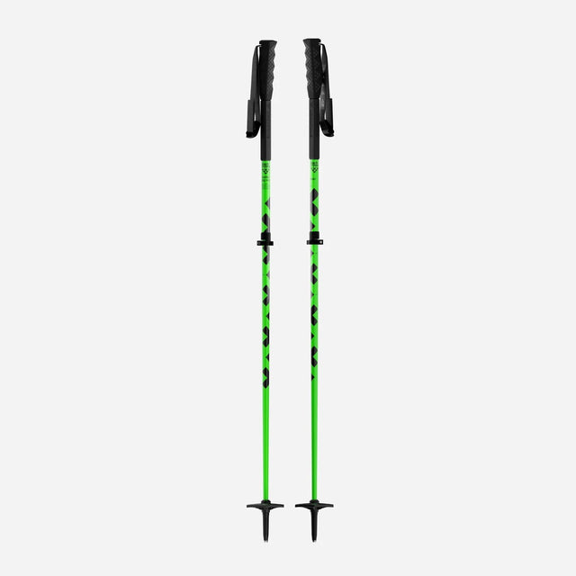 Pair of green Black Crows Sector ski poles