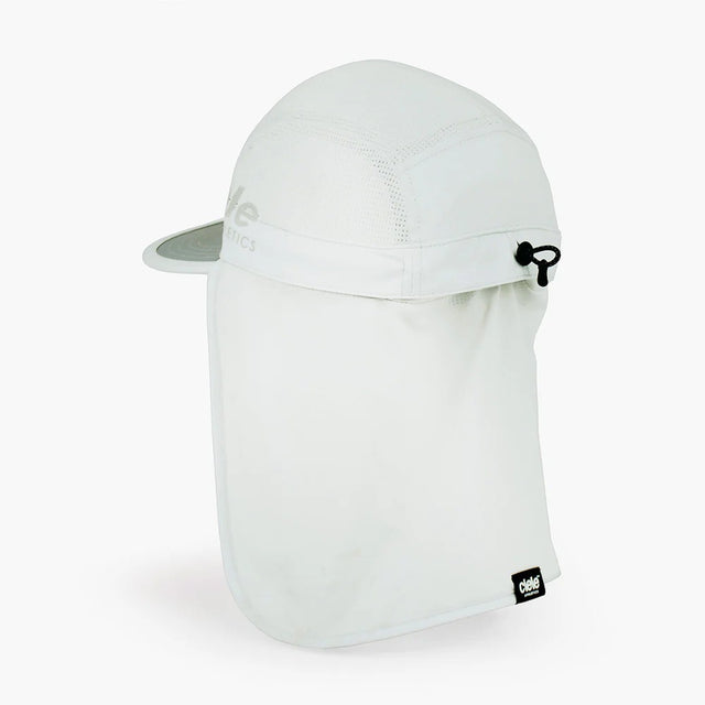 Back view of ciele gocap cape running cap