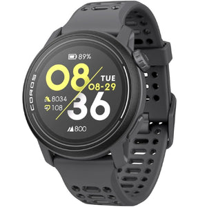 Coros Pace 3 black silicone band