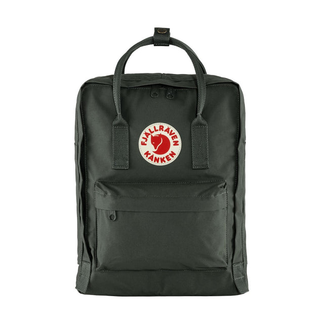 Forest green Fjallraven Kanken daypack