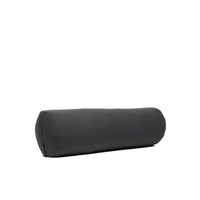 Black Halfmoon cylindrical yoga bolster