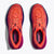 Top view of women's wide Hoka Speedgoat 5 trail running shoe in fuchsia/camellia colour