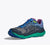 Inner side view of women's Hoka Tecton X 2 trail running shoe in strata/virtual blue colour