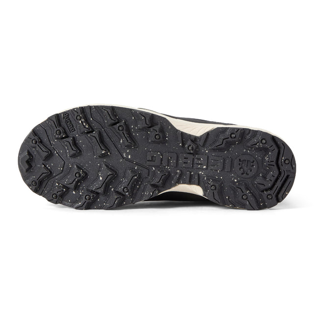Sole of men's black Icebug Rover 2 studded hiking boot