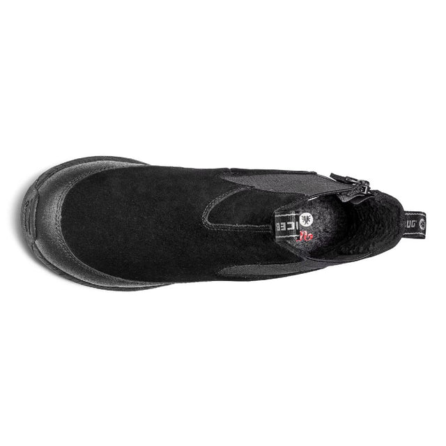 Top view of men's Icebug Boda studded chelsea boot in black