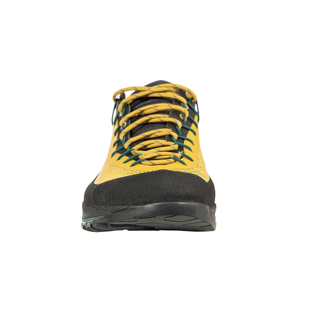 Front view of men's La Sportiva TX4 EVO ST hiking shoe in savana/onyx colour