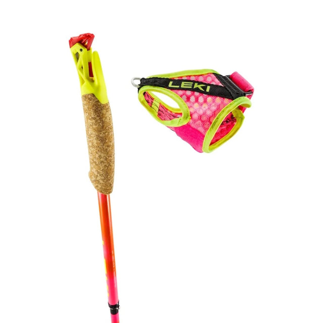 Handle/strap detail of Leki Ultralight FX One Superlite trail running pole