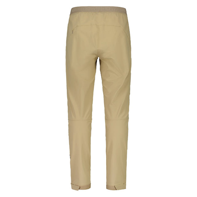 Back view of men's maloja DurlachM. enduro pants in gravel colour