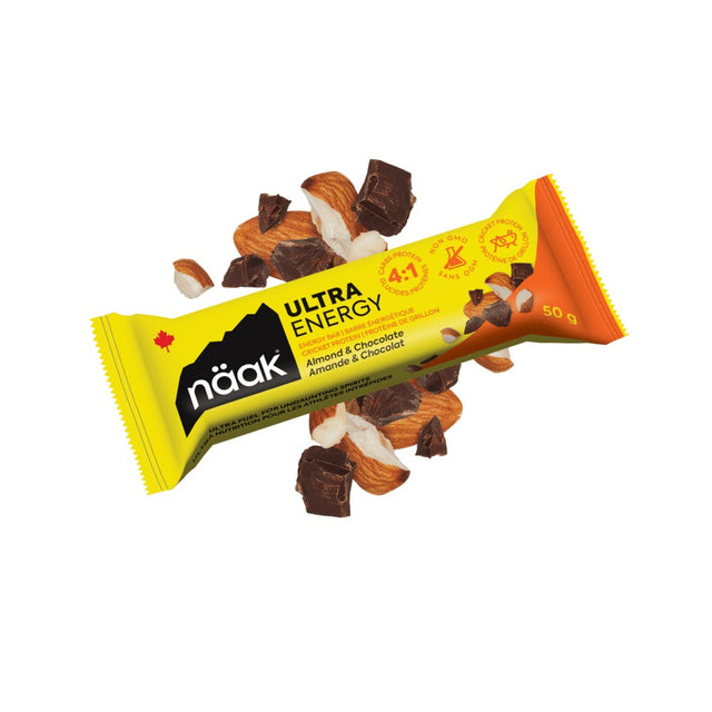 Almond & chocolate flavoured naak ultra energy bar