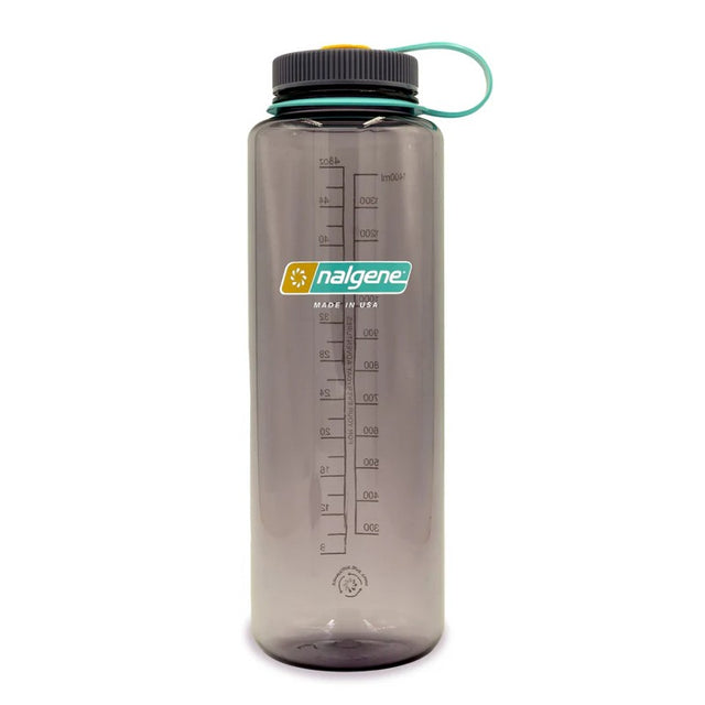Nalgene Wide Mouth Sustain 48oz water bottle in Aubergine (grey) colour