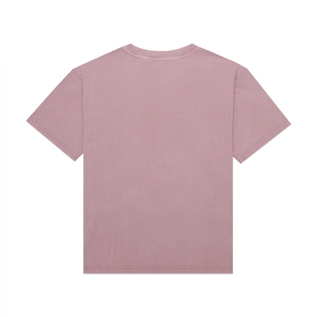Back view of unisex pink norda cotton t-shirt