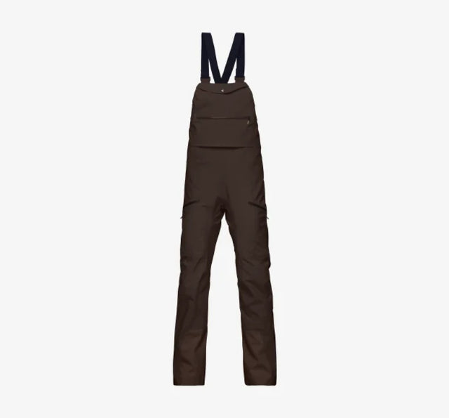 Women's Norrona tamok Gore-Tex Performance Shell Bib coffee bean