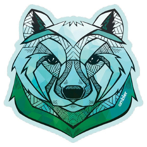 Noso green and blue bear repair patch