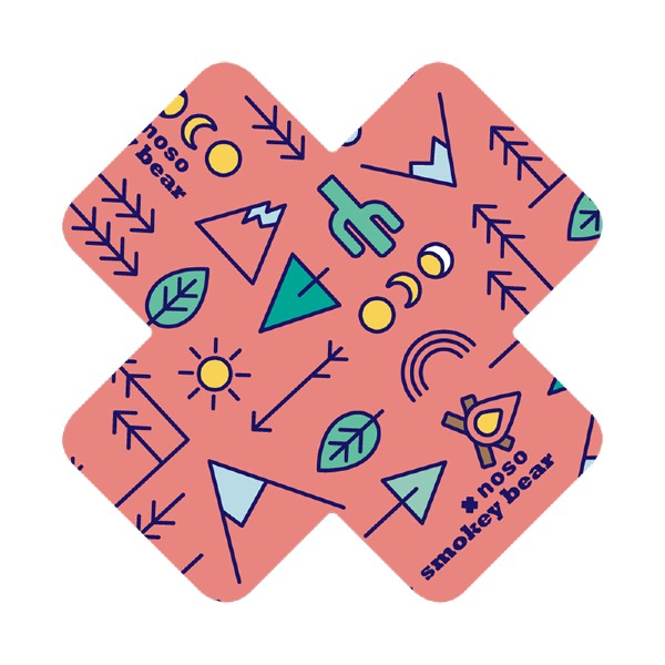 Smokey Bear camp X noso repair patch