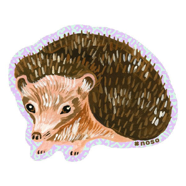 Brown hedgehog noso repair patch