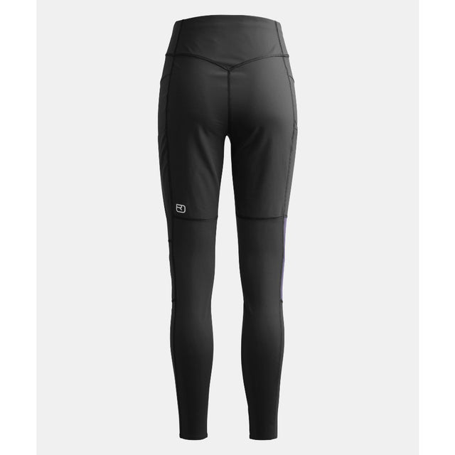 Back view of women's ortovox seceda tights