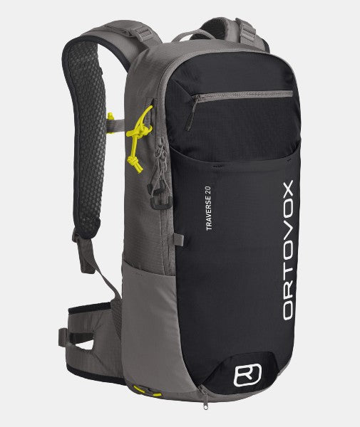 Flinstone (black) ortovox traverse 20 backpack