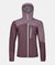 Front of ortovox 2.5L civetta jacket in dark wild berry colour