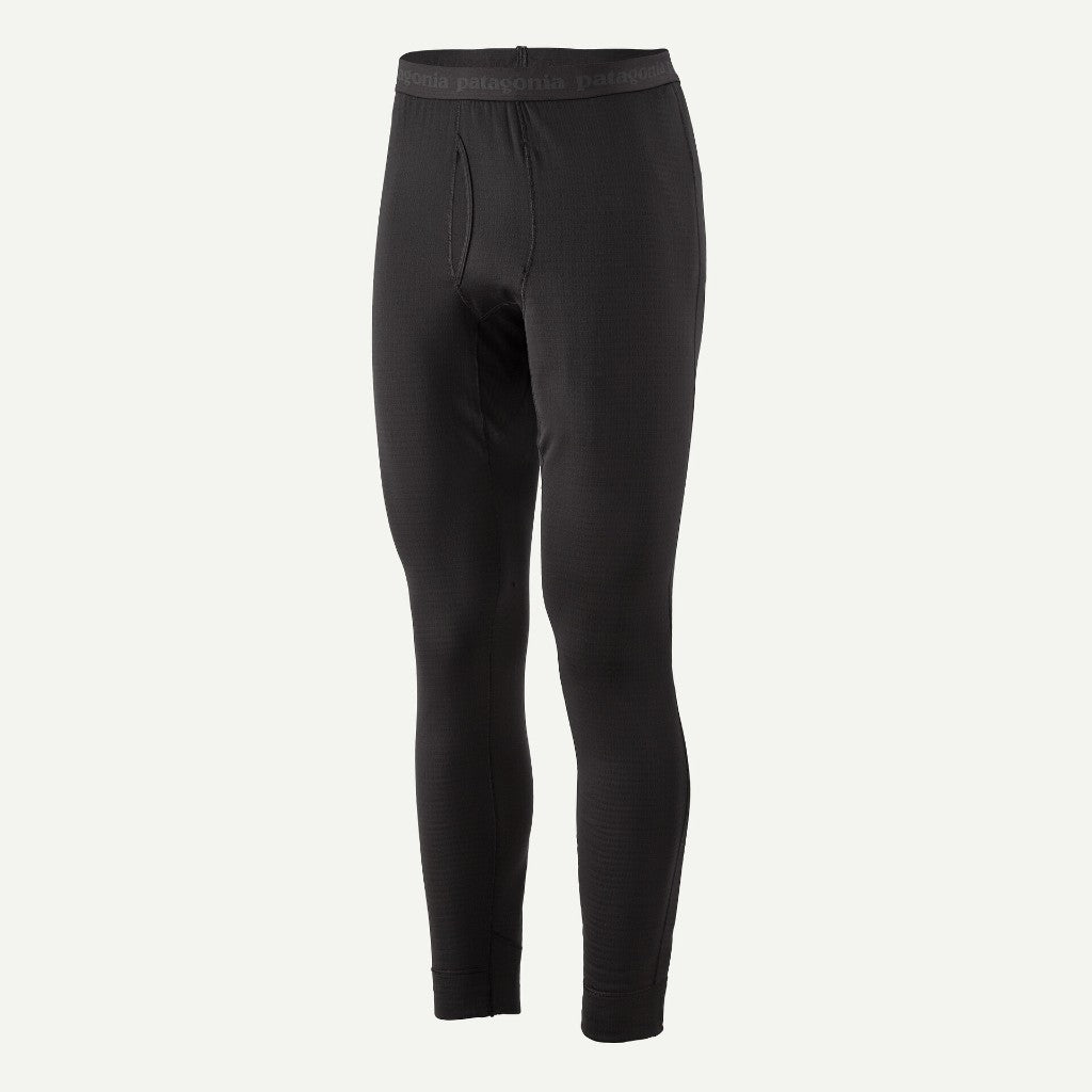 Men's Patagonia Capilene thermal bottoms in black
