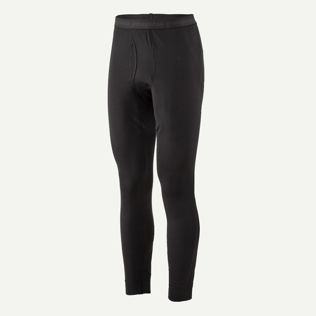 Men's Patagonia Capilene thermal bottoms in black