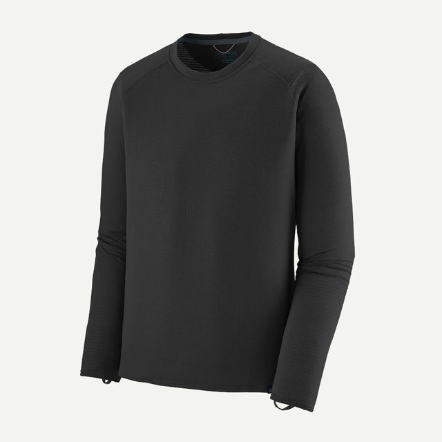 Men's black Patagonia Capilene thermal crew long sleeve