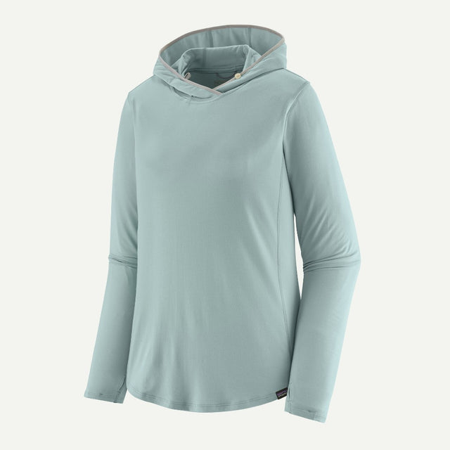 Women's patagonia Tropic Comfort Sun Hoody in thermal blue colour